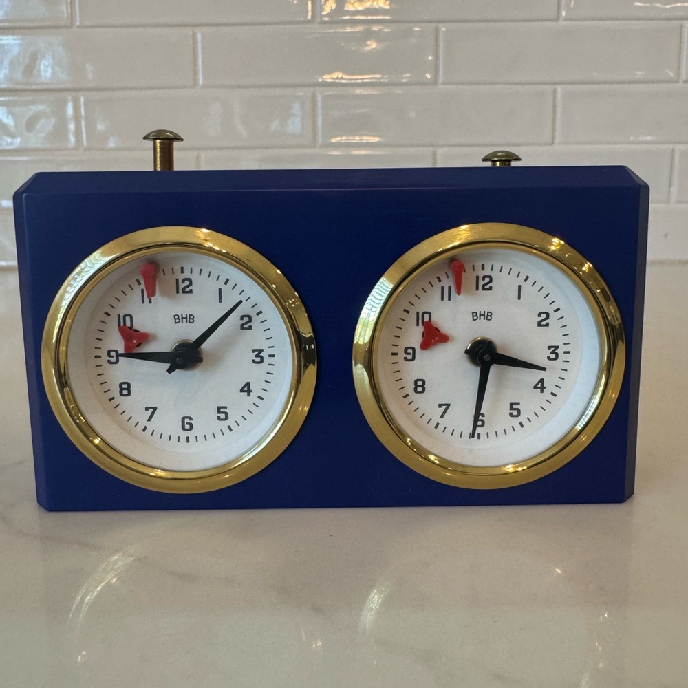 BHB CHESS CLOCK TIMER MECHANICAL GERMANY MADE